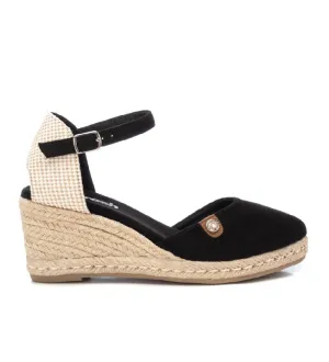 Wedge Espadrille in Black by Refresh