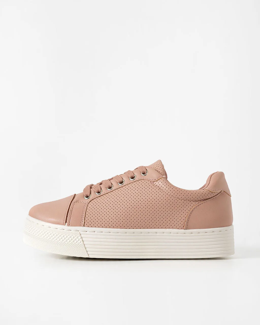 Willis Perforated Platform Sneakers