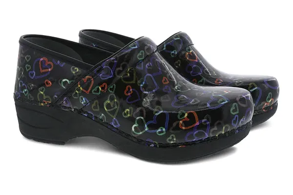 Women's DANSKO | XP 2.0 Patent Floating Hearts Clog | Multi