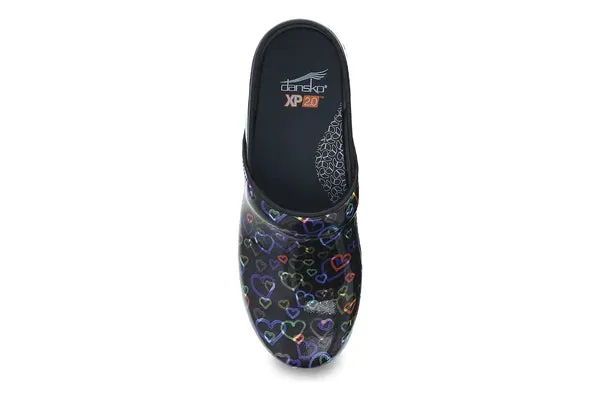 Women's DANSKO | XP 2.0 Patent Floating Hearts Clog | Multi